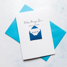 Load image into Gallery viewer, Always You 11th Anniversary Card, Husband Anniversary Card, Boyfriend Anniversary Card, Anniversary card for Wife, Special Date Personalised