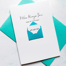 Load image into Gallery viewer, Always You 14th Anniversary Card, Husband Anniversary Card, Boyfriend Anniversary Card, Anniversary card for Wife, Special Date Personalised