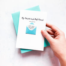 Load image into Gallery viewer, Fiancee and Best Friend Birthday Card, Girlfriend Birthday Card, Partner Birthday Card, Birthday card for Girlfriend, Special Age Card