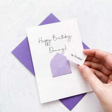 Load image into Gallery viewer, Personalised 10th Birthday Card, 10 Year Old Birthday Card, Birthday Card for Boy or Girl, Handmade Age 10 Card, For Son, For Grandson, Ten