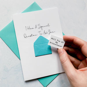 Be My Bridesmaid Proposal Card, Special Question, Maid of Honour Proposal, Bridesmaid proposal Card, Be My Bridesmaid