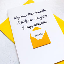 Load image into Gallery viewer, New Home, New Memories Card, Personalised New Home Card, 1st Home Card, First Home Card, Congratulations Card, on your new home