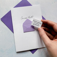 Load image into Gallery viewer, Going to be a Grandma Baby Announcement, Guess What, Baby Announcement, Baby Reveal, Baby Reveal To Grandparents, Baby Reveal Ideas