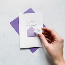Load image into Gallery viewer, Guess Where Holiday Announcement Card, Going on holiday card, Holiday reveal card, holiday reveal tickets, holiday reveal ideas, trip reveal