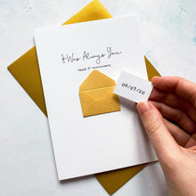 Load image into Gallery viewer, Always You 3rd Anniversary Card, Husband Anniversary Card, Boyfriend Anniversary Card, Anniversary card for Wife, Special Date, Personalised