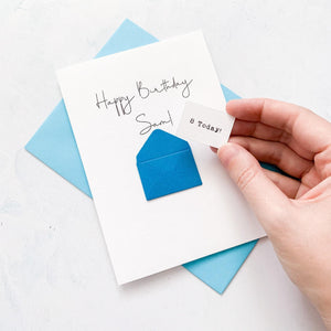 8th Birthday Card, 8 Year Old, Personalised, Any Name, Birthday Card for boy, cute birthday card, handmade card, 3D Card, son Birthday