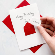 Load image into Gallery viewer, 70th Birthday Card, 70 Year Old, Personalised, Any Name, Birthday Card for man, cute birthday card, handmade, 3D Card, husband Birthday
