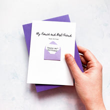 Load image into Gallery viewer, Fiancé and Best Friend Birthday Card, Boyfriend Birthday Card, Partner Birthday Card, Birthday card for Boyfriend, Personalised Card