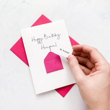 Load image into Gallery viewer, 15th Birthday Card, 15 Year Old, Personalised, Any Name, Birthday Card for girl, cute birthday card, handmade, 3D Card, daughter Birthday