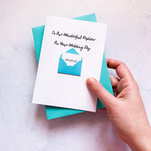 Load image into Gallery viewer, To Our Nephew on His Wedding Day Card, Wedding Card for nephew, Card for For Couple, On your wedding day card, Congratulations Card, for her