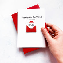 Load image into Gallery viewer, My Wife &amp; Best Friend Birthday Card, Wife Birthday Card, Partner Birthday Card, Birthday card for Wife, Personalised Wife Card, Special Age