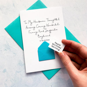 To My Wonderful Boyfriend Birthday Card, Boyfriend Birthday Card, Partner Birthday Card, Birthday card for Boyfriend, Personalised Card