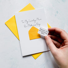 Load image into Gallery viewer, Lovely Mum on Mother's Day Card, Personalised Mother's Day Card, Card for Mum, Mothering Sunday, Mother's Day UK, Mum on Mother's Day