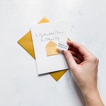 Load image into Gallery viewer, Beautiful Mumma on Mother's Day Card, Personalised Mother's Day Card, Card for Mum, Mothering Sunday, Mother's Day UK, Mum on Mother's Day