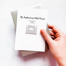 Load image into Gallery viewer, Husband and Best Friend Birthday Card, Husband Birthday Card, Partner Birthday Card, Birthday card for Husband, Personalised Husband Card