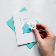 Load image into Gallery viewer, Like a Mother To Me on Mother's Day Card, Personalised Mother's Day Card, Card for Step Mum, Mothering Sunday, Mother's Day UK, Mother's Day