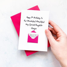Load image into Gallery viewer, Our Very Special Daughter Birthday Card, Daughter Birthday Card, Female Birthday Card, Birthday card for her, Personalised Card, For Her