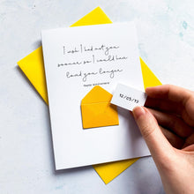 Load image into Gallery viewer, Met You Sooner Anniversary Card, Husband Anniversary Card, Boyfriend Anniversary Card, Anniversary card for Wife, Special Date, Personalised