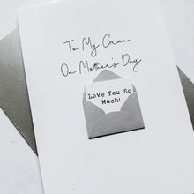 Load image into Gallery viewer, Gran on Mother's Day Card, Personalised Mother's Day Card, Card for Grandma, Mothering Sunday, Mother's Day UK, Granny on Mother's Day