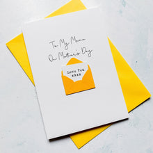Load image into Gallery viewer, Mama on Mother's Day Card, Personalised Mother's Day Card, Card for Mummy, Mothering Sunday, Mother's Day UK, Mummy on Mother's Day
