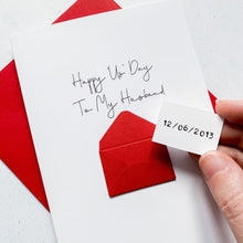 Load image into Gallery viewer, Happy Us Day Anniversary Card, Wedding Anniversary card, Anniversary card for husband, Anniversary card for wife, Husband Card, Wife Card