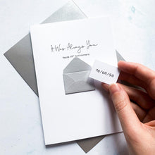 Load image into Gallery viewer, Always You 25th Anniversary Card, Husband Anniversary Card, Boyfriend Anniversary Card, Anniversary card for Wife, Special Date Personalised