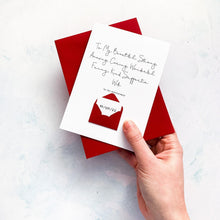 Load image into Gallery viewer, To My Beautiful Wife Anniversary Card, Wife Anniversary Card, Partner Anniversary Card, Anniversary card for Wife, Personalised Wife Card