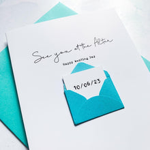 Load image into Gallery viewer, Altar Wedding Card, Wedding Card for husband, Wedding Card for Wife, Personalised Wedding Card, Wedding Card UK, Wedding Card for Fiancee