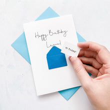 Load image into Gallery viewer, 11th Birthday Card, 11 Year Old, Personalised, Any Name, Birthday Card for girl, cute birthday card, handmade, 3D Card, daughter Birthday