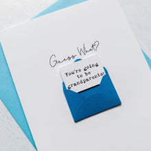 Load image into Gallery viewer, Going to be Grandparents Baby Announcement, Guess What, Baby Announcement, Baby Reveal, Baby Reveal To Grandparents, Baby Reveal Ideas