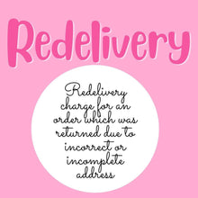 Load image into Gallery viewer, Redelivery for Incorrect/Incomplete address