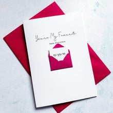 Load image into Gallery viewer, You're My Favourite Anniversary Card, Husband Anniversary Card, Boyfriend Anniversary Card, Anniversary card for Wife, Special Date