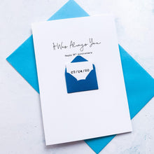 Load image into Gallery viewer, Always You 35th Anniversary Card, Husband Anniversary Card, Boyfriend Anniversary Card, Anniversary card for Wife, Special Date Personalised