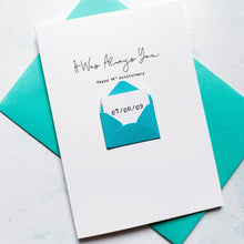 Load image into Gallery viewer, Always You 14th Anniversary Card, Husband Anniversary Card, Boyfriend Anniversary Card, Anniversary card for Wife, Special Date Personalised