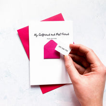 Load image into Gallery viewer, Girlfriend and Best Friend Birthday Card, Girlfriend Birthday Card, Partner Birthday Card, Birthday card for Girlfriend, Special Age Card