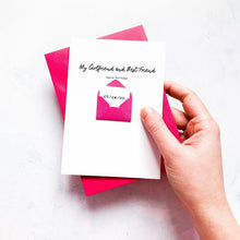 Load image into Gallery viewer, Girlfriend and Best Friend Birthday Card, Girlfriend Birthday Card, Partner Birthday Card, Birthday card for Girlfriend, Special Age Card