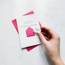 Load image into Gallery viewer, Mum on Mothering Sunday Card, Mother's Day Card, Card for Mum, Mothering Sunday, Mother's Day UK, Mum on Mother's Day, Mum Mother's Day