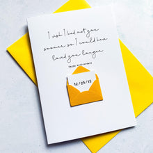 Load image into Gallery viewer, Met You Sooner Anniversary Card, Husband Anniversary Card, Boyfriend Anniversary Card, Anniversary card for Wife, Special Date, Personalised