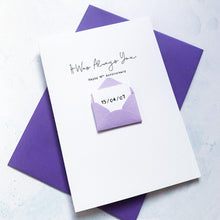 Load image into Gallery viewer, Always You 16th Anniversary Card, Husband Anniversary Card, Boyfriend Anniversary Card, Anniversary card for Wife, Special Date Personalised