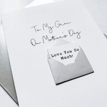 Load image into Gallery viewer, Gran on Mother's Day Card, Personalised Mother's Day Card, Card for Grandma, Mothering Sunday, Mother's Day UK, Granny on Mother's Day