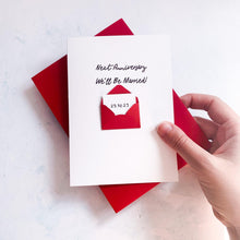 Load image into Gallery viewer, Next anniversary we'll be married Card, Card for husband to be, wife to be card, husband to be card, Wedding Card for Fiancé