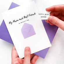 Load image into Gallery viewer, Mum and Best Friend Mother's Day Card, Mother's Day UK, Mothering Sunday Card, Card for Mum, Card for Grandma, Personalised Mothers Day Card