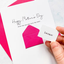 Load image into Gallery viewer, From The Dog Card, Mother's Day Card, Mother's Day UK, From the Cat Card, Funny Dog Card, Personalised Dog Mum Card, Dog Mum, From The Dog