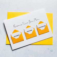 Load image into Gallery viewer, Personalised Reasons I Love You Mom Card, Mom Mother's Day Card, Card for mom, Mother's Day card for Mommy, Mothering Sunday card, To My Mom