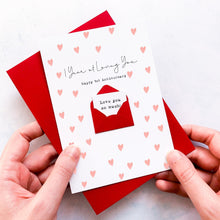 Load image into Gallery viewer, Years of Loving You Anniversary Card, 1st Wedding Anniversary Card, One Year Anniversary Card, Anniversary card for Wife, First Anniversary