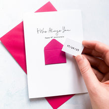 Load image into Gallery viewer, Always You 18th Anniversary Card, Husband Anniversary Card, Boyfriend Anniversary Card, Anniversary card for Wife, Special Date Personalised