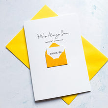 Load image into Gallery viewer, Always You 45th Anniversary Card, Husband Anniversary Card, Boyfriend Anniversary Card, Anniversary card for Wife, Special Date Personalised