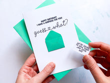 Load image into Gallery viewer, Personalised Surprise Holiday Birthday Card, Destination Trip Reveal, Custom Handmade Keepsake Gift, Guess What, Going On Holiday Ticket