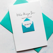 Load image into Gallery viewer, Always You 5th Anniversary Card, Husband Anniversary Card, Boyfriend Anniversary Card, Anniversary card for Wife, Special Date, Personalised