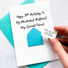 Load image into Gallery viewer, Very Special Friend Birthday Card, Any Age, Friend Birthday Card, Friend Birthday Card, Birthday card for friend, Personalised Card, For Her